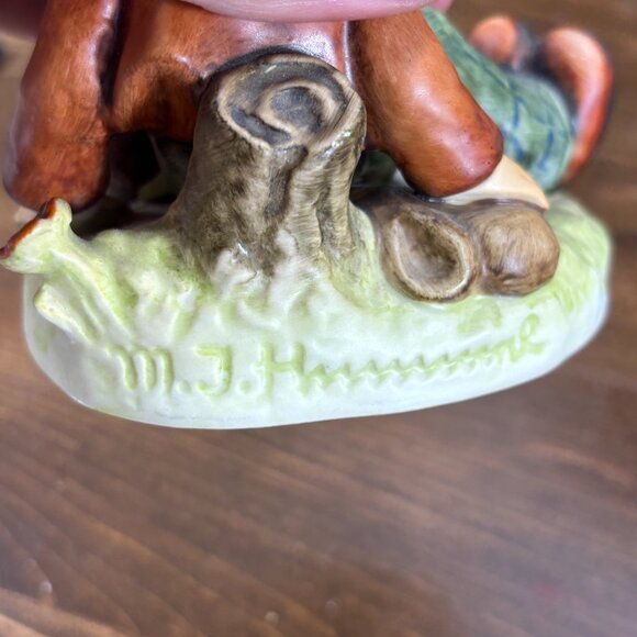 Vintage 1976 Hummel Figurine - Coffee Break - Goelbel Club Exclusive TMK-6 - Picture 8 of 12